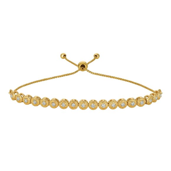 0.50 carat Natural Diamond Bolo Bracelet